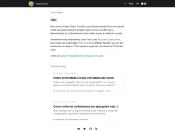 Felipefialho.com screenshot
