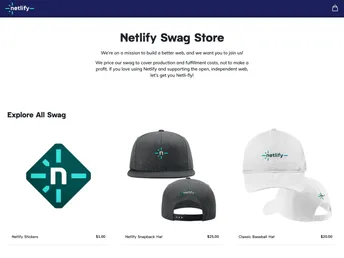 Store.gatsbyjs.org screenshot