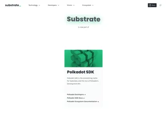 Substrate Docs screenshot